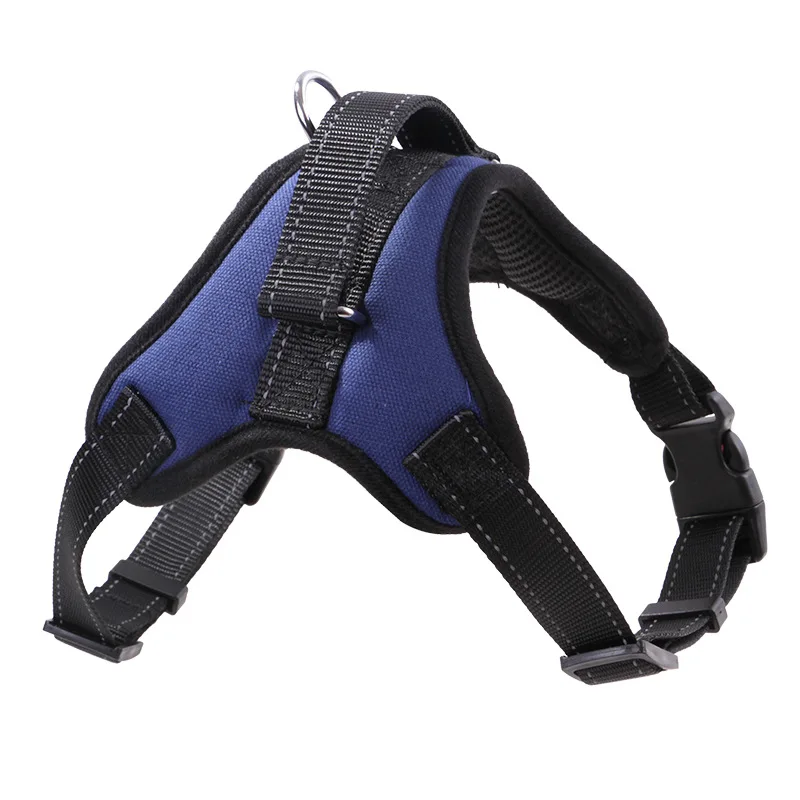 Nylon Heavy Duty Dog Pet Harness Collar Adjustable Padded Extra Large Medium Small Dog Harnesses Vest Husky Big Dogs Products 