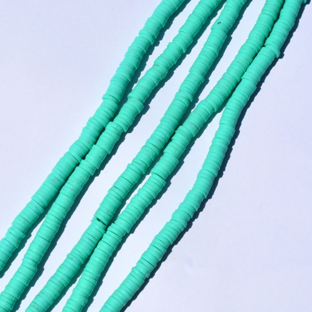 Светильник голубые африканские бусины 6 мм резиновая прокладка|rubber spacer|trade beadsbead