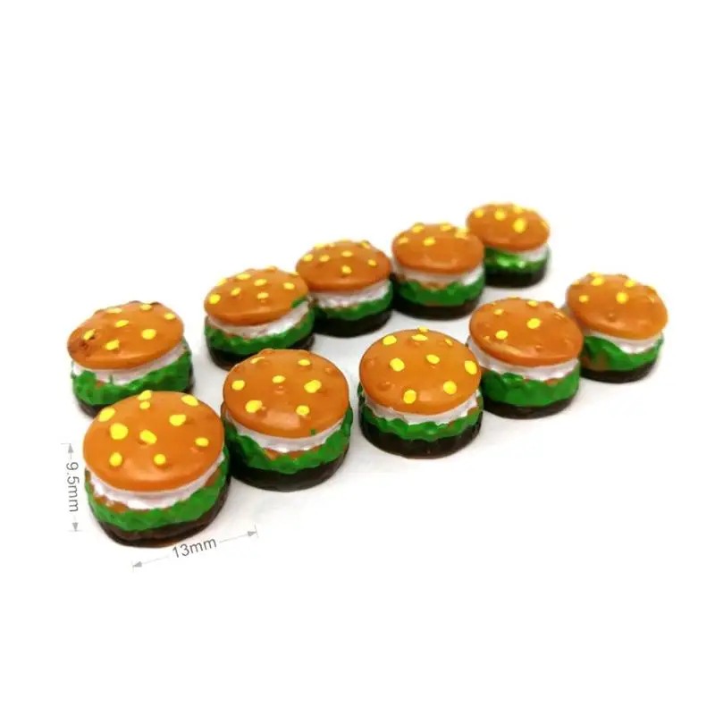 

Mini Hamburger 1:12 Doll House Simulation Model Doll Accessories Resin Material Toys For Children Birthday Gifts
