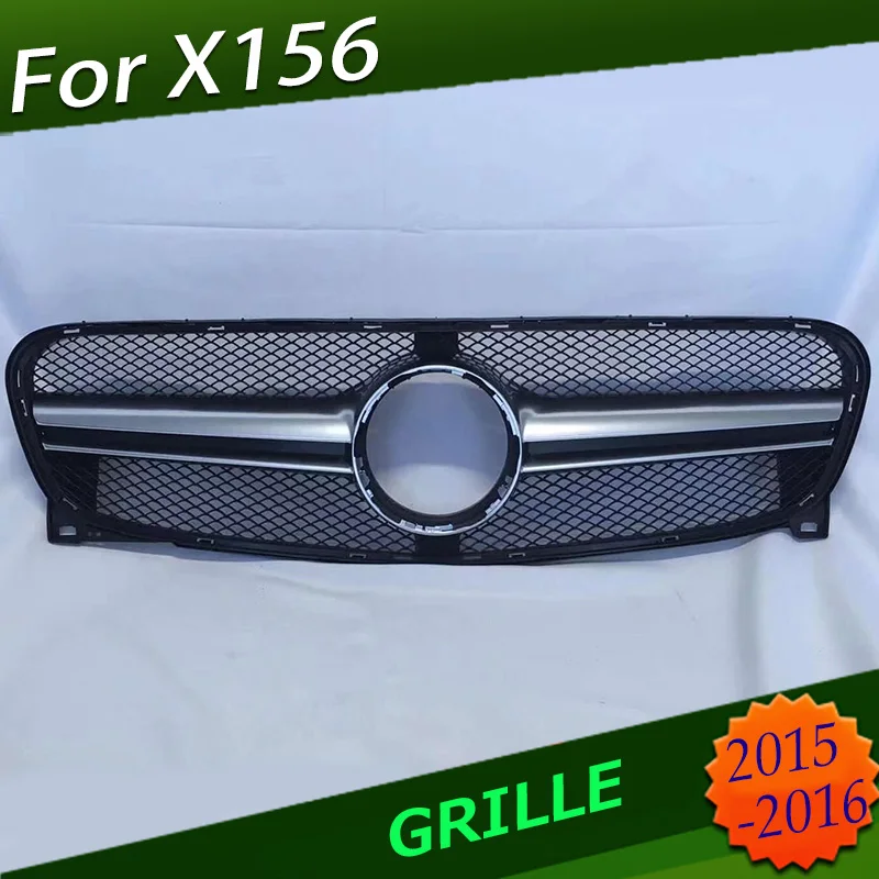 

For GLA Grill X156 AMG Front Bumper Racing Grille Auto Part for Mercedes Benz GLA180 GLA200 GLA250 2014-2016 Car Styling