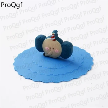 

Prodgf 5Pcs A Set silicon cartoon cup cover
