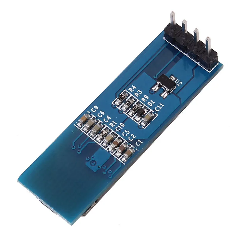 Для Arduino SSD1306 IEC OLED модуль ЖК-дисплея 0,91 дюймов 128x32 IIC Серийный синий 0,9" 12832 ЖК-экран