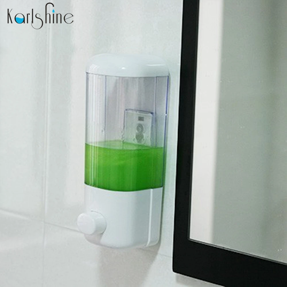 Wholesale And Retail New Bathroom Wall Mounted hand wash Soap Dispenser ABS Plastic Liquid