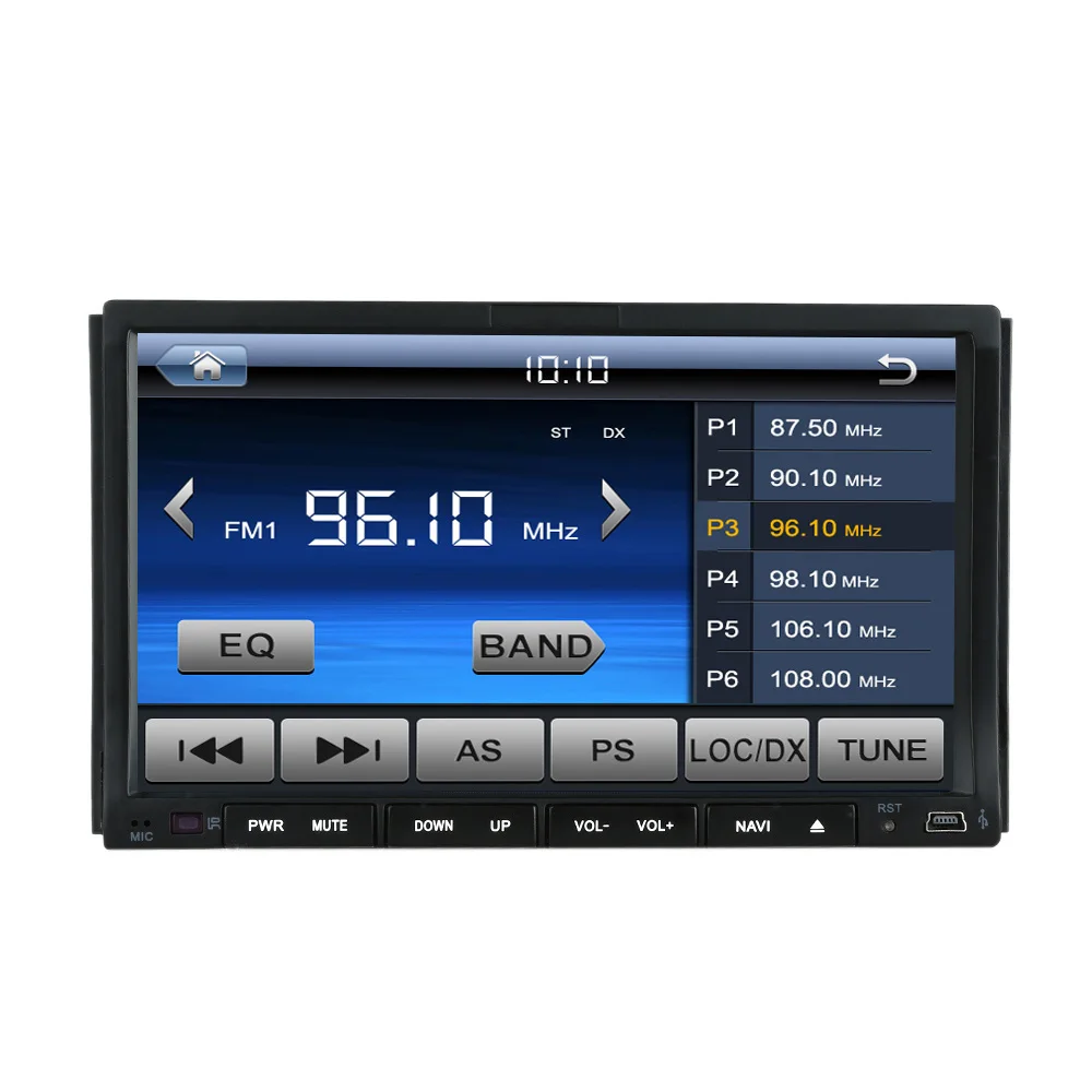 

7"inch 2 Din HD Touch Screen DVD Car Stereo Player BT FM AM Radio CD MP3 WMA VCD Steering Wheel Control