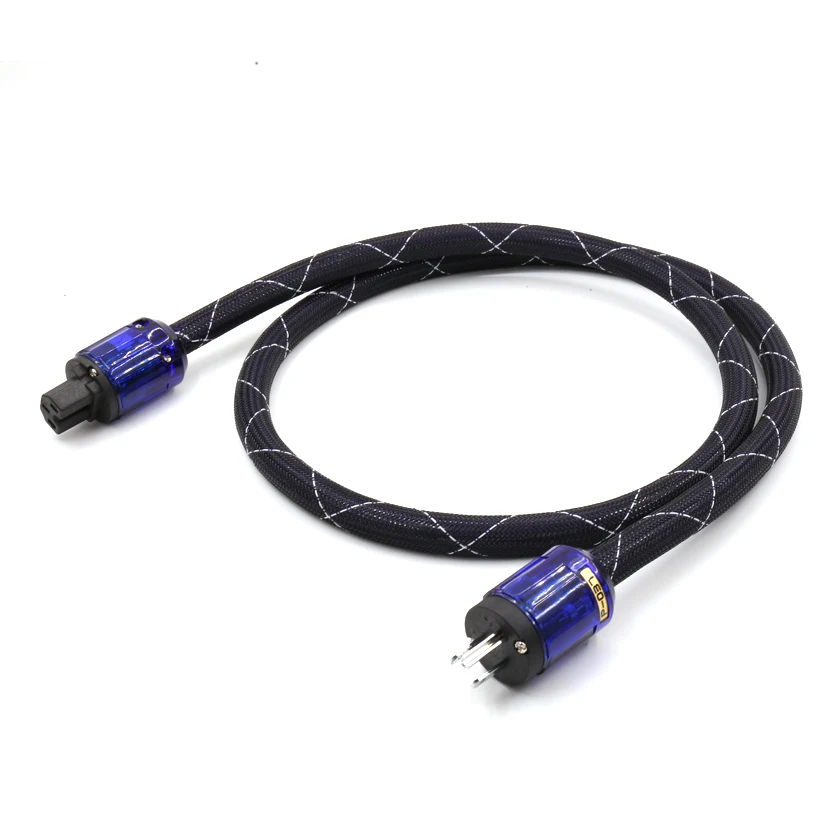 YTER SPX-28 OFC silver plated hifi US version power cable with P-037/C-079 Version plug connectors | Электроника