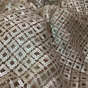 

Free ship embroidery sequins weaved fabric 120cm wide price for 0.5 meter long