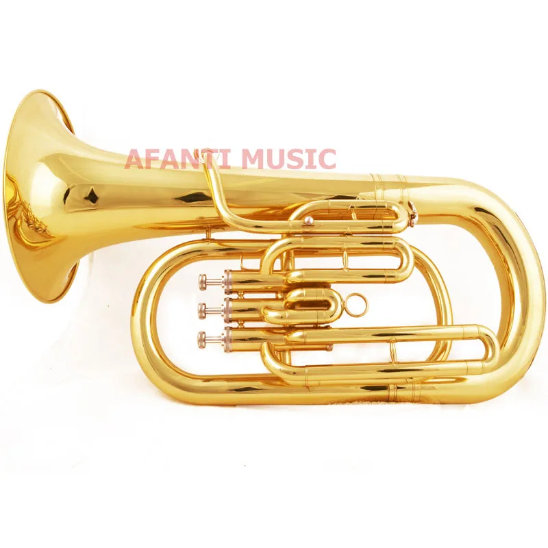 Afanti Music Bb tone / Yellow Brass / Gold Lacquer Baritone (BAR-102)