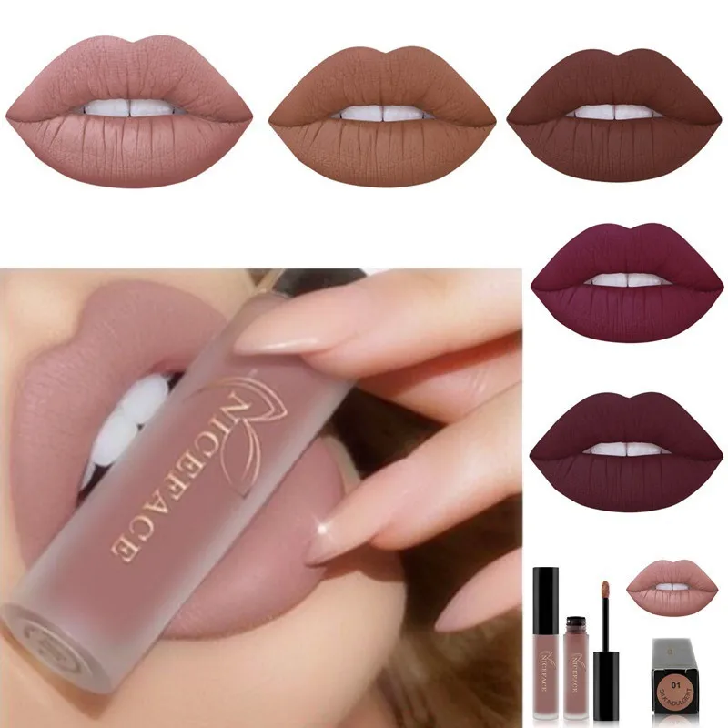 

26 color lip gloss lipstick red lip matte lipstick liquid lipstick waterproof lasting moisturizing nourishing makeup lipstick