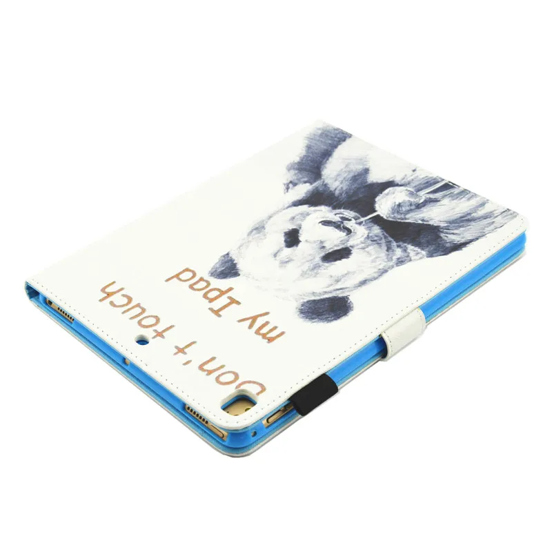 Wekays чехол Чехол для iPad Air 2 планшет стенд из искусственной кожи мультфильм панда дух Чехол для Apple iPad 6 Air2 Чехол для мобильного телефона