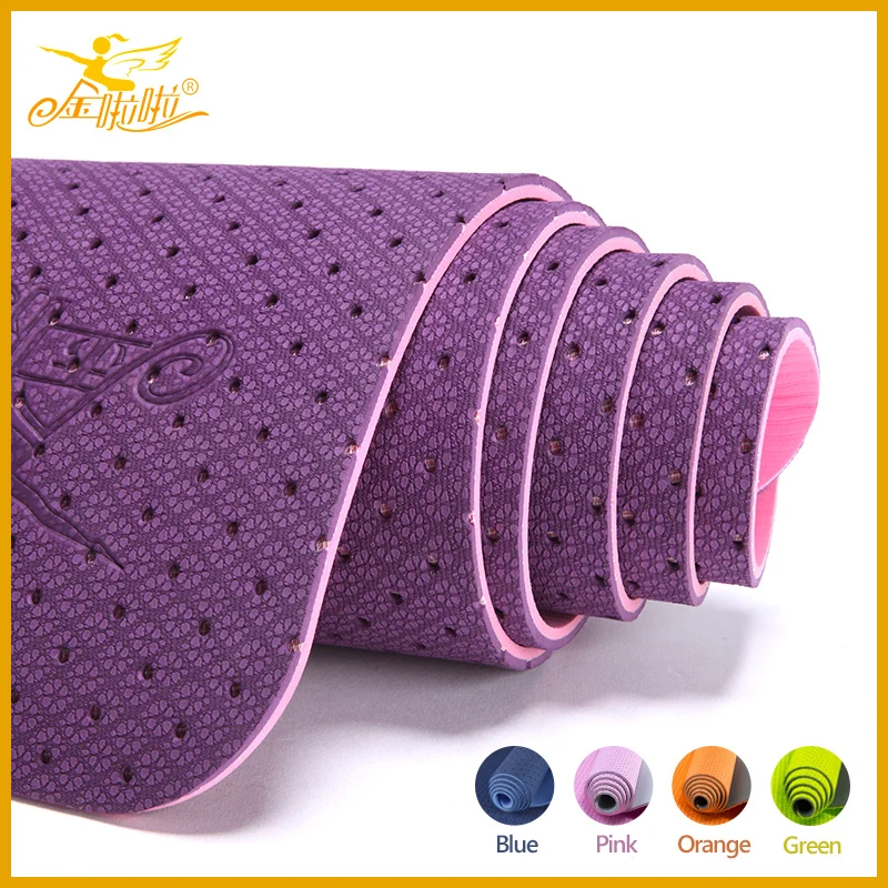 Hot Sale High Quality Yoga Mat Jinlala Non Slip 6mm Tpe Fitness