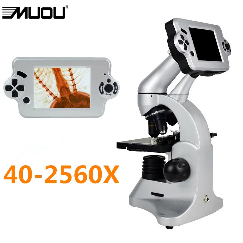 

MUOU USB Digital Biological Microscope metal with LED LCD screen can be connected with the computer Free shipping!