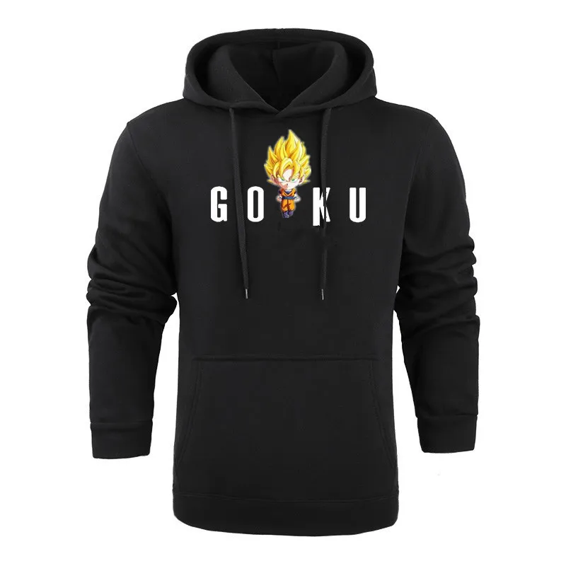 

Anime Hoodies Dragon Ball Z Pocket Hooded Sweatshirts Kid Goku Hoodies Pullovers Men Women Long Sleeve Outerwear New Hood