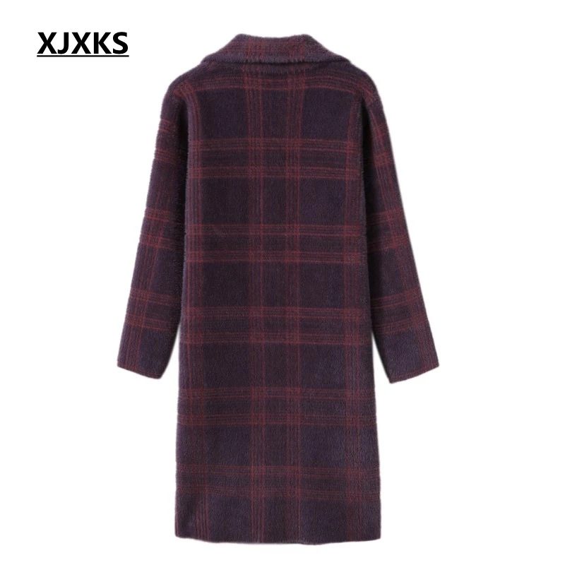 Mère Turn Qualité Couleurs Xjxks Manteau Hiver 4 down purple marron Femme Chaud Coffee Vêtements Poches Bonne Collar Laine Femmes Beige kaki qxfxpSCw