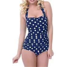 Слитный купальник для женщин, плюс размер, купальник, купальный костюм для похудения, Женский Ретро пляжный купальный костюм с принтом, боди, SCL459