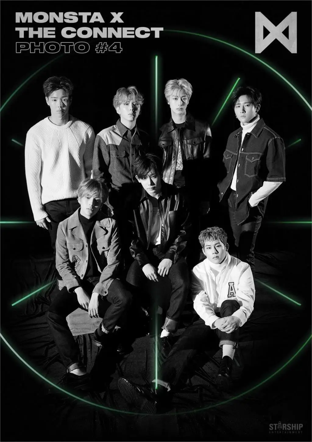 Kpop Monsta X плакат белая мелованная бумага печать живопись Домашний Декор стены искусства плакат украшение комнаты - Цвет: E071