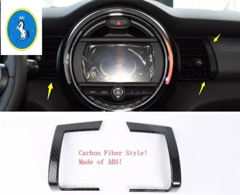 

Yimaautotrims Middle Air Conditioner AC Outlet Vent Cover Trim 2 Pcs For Mini Cooper F55 F56 F57 3 Door / 5 Door 2014 - 2019 ABS