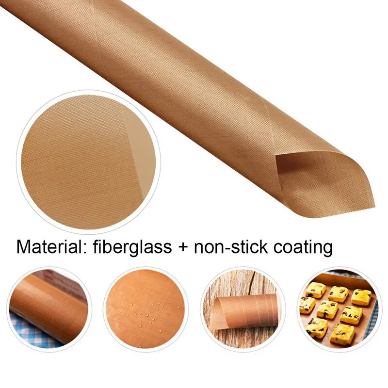 1pc Non-stick Silicone Baking Mat Reusable High Temperature Resistant Sheet Pastry Baking Oilpaper Pad Outdoor Bbq