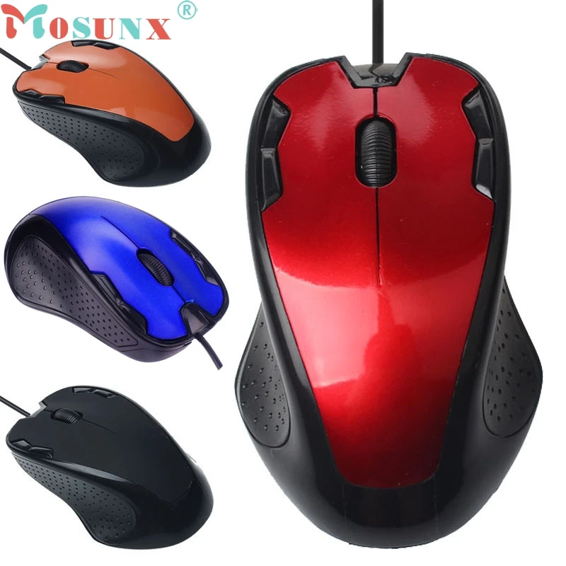 Ecosin2 Luxury 1800 DPI USB Wired Optical Gaming Mice Mouse For PC Laptop JAN30