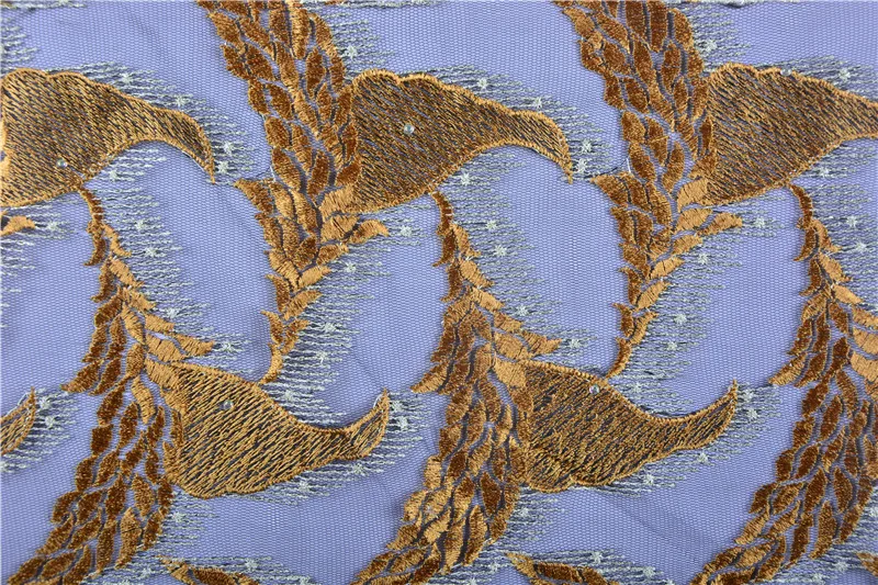 Французская сетчатая кружевная ткань новейшая африканская вуаль кружевная ткань с вышивкой Сетка Тюль Ткань Высокое качество нигерийское кружево 1341