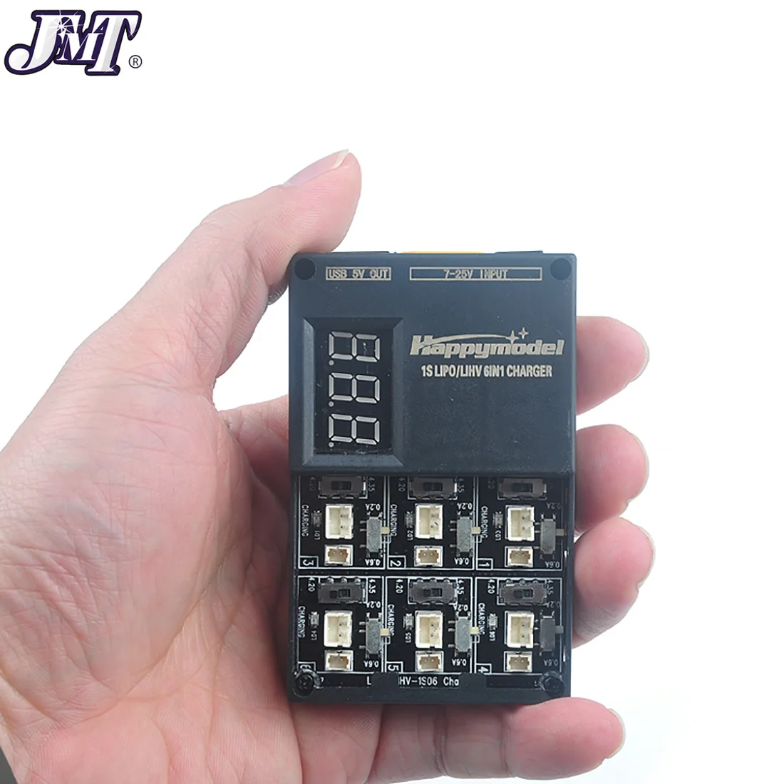 

6 in 1 3.7V 3.8V 1S Lipo LiHv Battery Charger Board for Tiny 6 7 QX65 Mobula7 Mobula6 Mini RC Quadcopter FPV Racing Drone Bwhoop