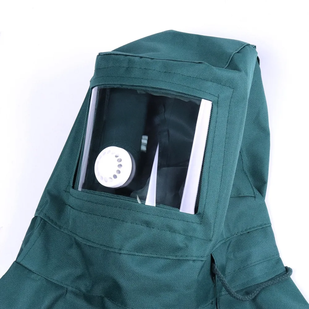 

1 Pcs Sand Proof Hood Face Mask Protective Cap with 2 Pieces Acrylic Face Mask Lens for Mild Blasting & Dust Protection