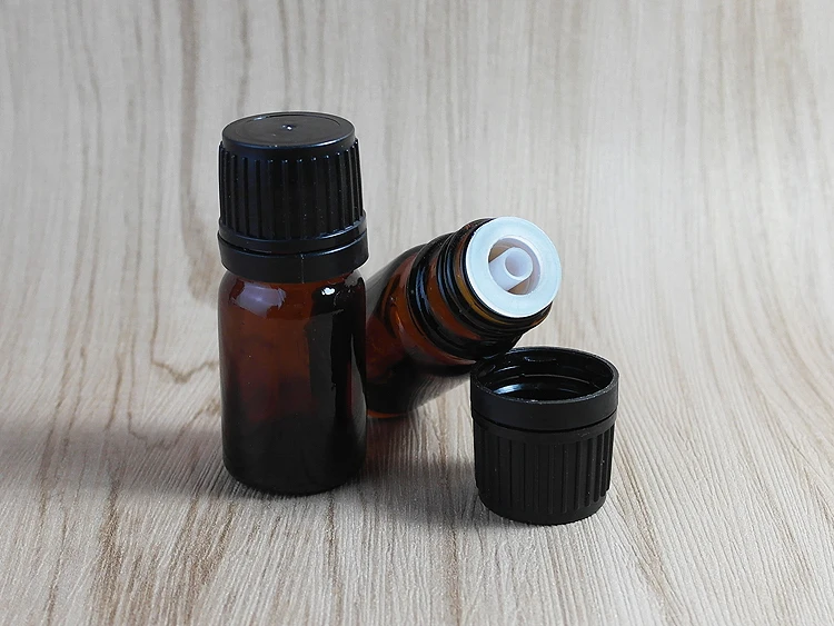 10x5ml Empty Glass Squeezable Dropper Bottles Eye Liquid Dropper Sample