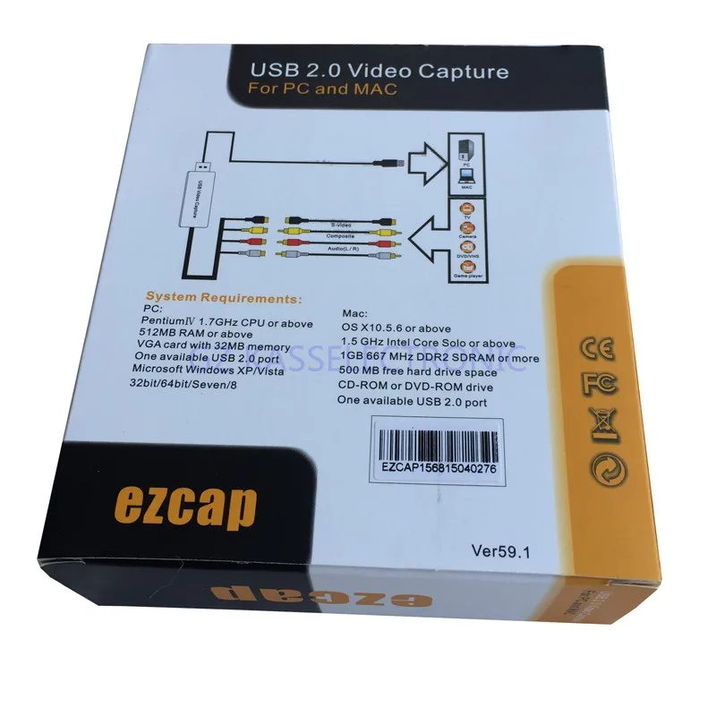 Vhs аналого цифровой видео конвертер захват старого аналогового audo в формат для