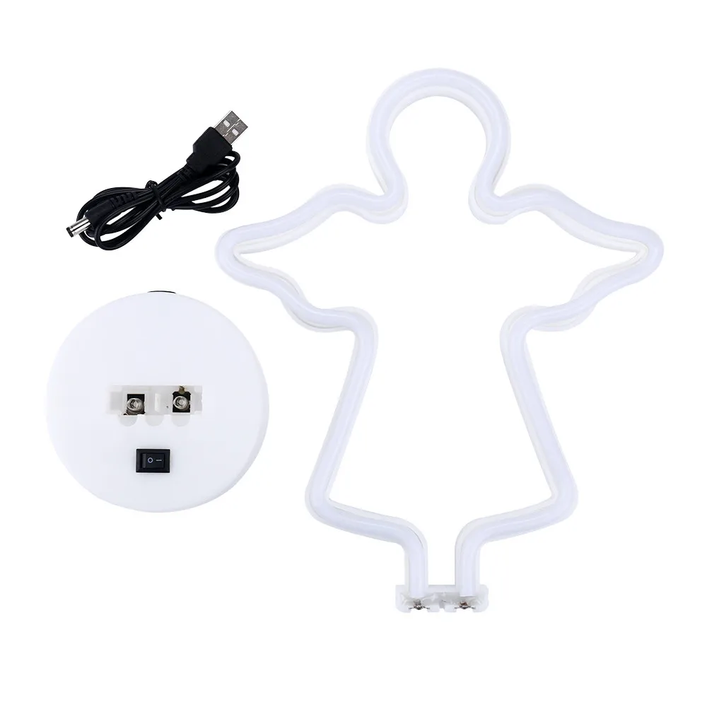 Светодиодный фонарь с рисунком молнии, креативный белый пластиковый аккумулятор Love USB, модели двойного назначения, теплые белые светодиоды@ 25