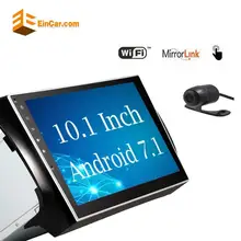 Car Stereo for Nissan Android 7.1 2Din Car Radio 10.1 Inch Capacitive Touchscreen Support GPS Navigation WIFI Free Backup Camera