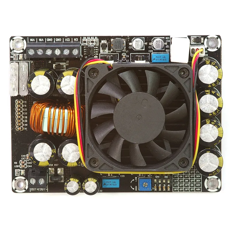 G-034 300 W Повышающий Модуль DC12V для 24 V 48 V HI-FI Питание автомобильного повышающий доска высокого Мощность