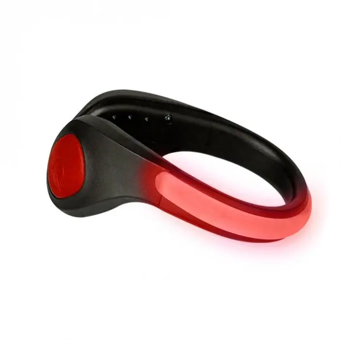 Спортивная Беговая безопасность USB led обувь клип светящийся свет светоотражающие не скользящие зажимы FK88