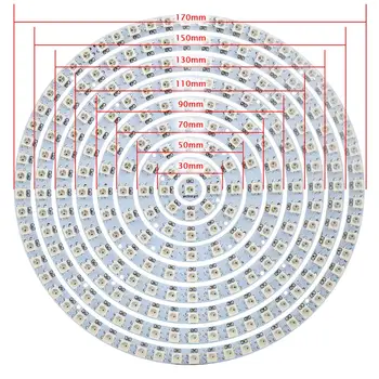

WS2812B Ring 93 241 LEDs Addressable pixel WS2812 SK6812 5050 RGB LED Ring WS2811 ic Built-in RGB Whole Board DC5V