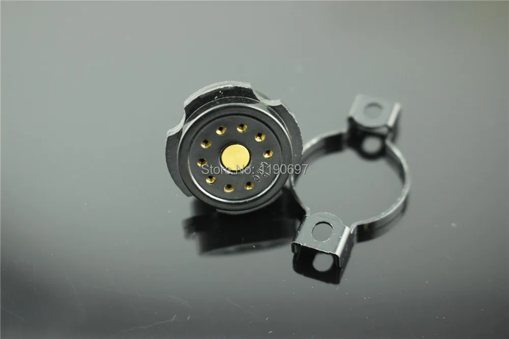 

2PCS 9Pin Tube Socket Bakelite socket CMC Socket For 6DJ8 EL84 6922 6BM8 6BQ5/EL84 6CG7/6FQ7 Tube Free Shipping