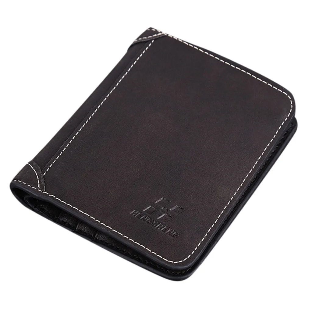 Wowen Сумка на плечо, новинка, мужской кошелек, Ретро стиль, мульти-карта, модный бумажник, многофункциональный клатч, высокое качество, сумки,#916 - Цвет: Black