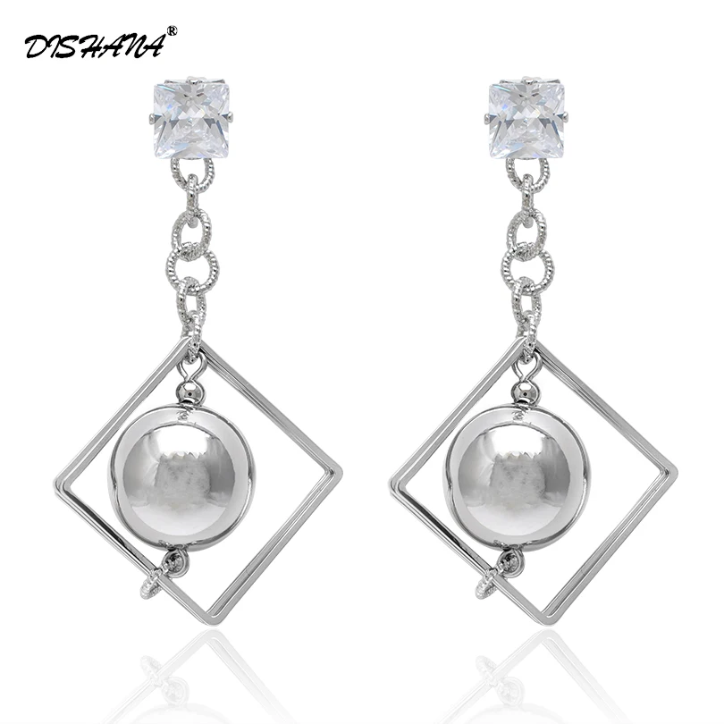 

Retro Vintage Elegant Pearl Pendant AAA Cubic Zirconia Dangle Earring Jewellery for Valentine's Day(E0567)