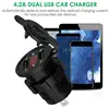 Chargeur USB étanche 5V, 2,1 a, adaptateur de prise électrique avec affichage de tension, voltmètre, pour voiture, bateau 12-24V ► Photo 2/6