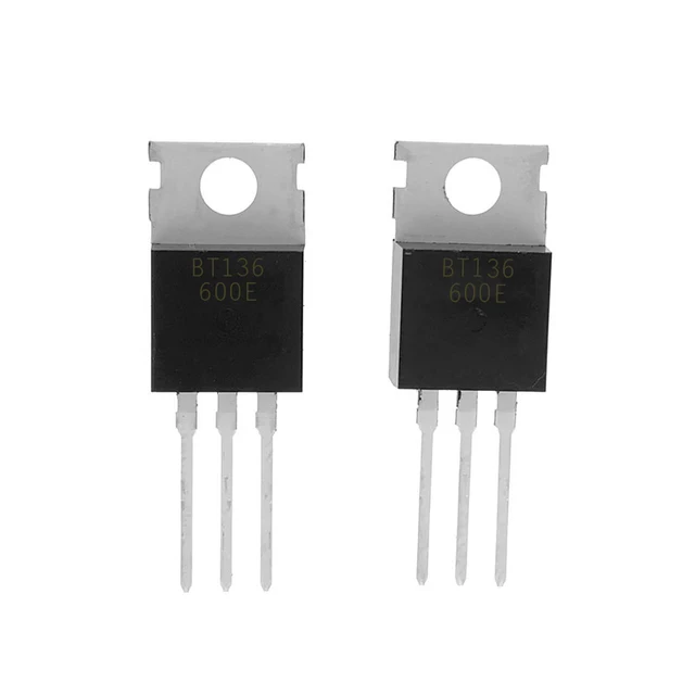 10pcs/lot BT136 600 BT136 600E Triacs sensitive TO 220-in Integrated ...
