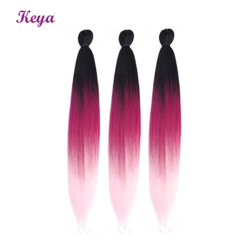 

New Jumbo Braids Easy Braiding Hair 24inch Ombre Crochet Braids synthetic Hair Extensions For Women