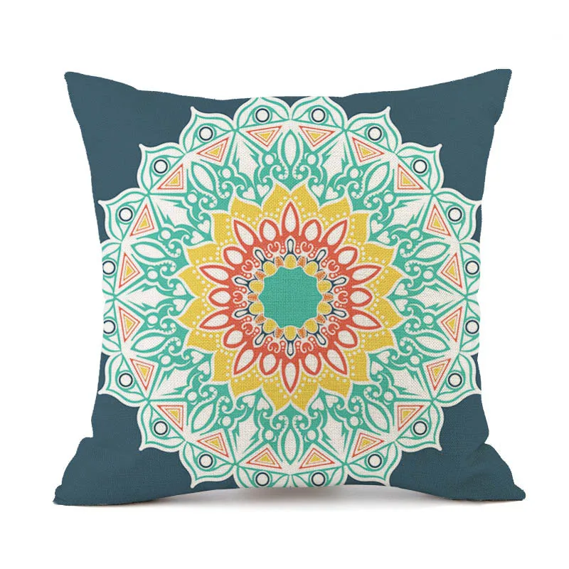 Abstract Geometry Cushion Cover Mandala Marble Print Linen Pillowcase Valentine's Day Home Decor for Sofa Chair Decorative Cover Abstract Geometry Cushion Cover Mandala Marble Print Linen Pillowcase Valentine's Day Home Decor for Sofa Chair Decorative Cover