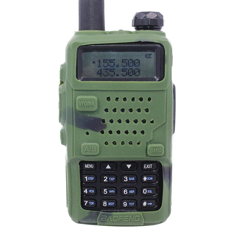 5 шт. Baofeng UV-5R Walkie Talkie резиновая кобура Чехол для Baofeng UV-5R УФ 5R UV5R UV-5RE DM-5R Retevis RT5R RT-5R 2 способ радио