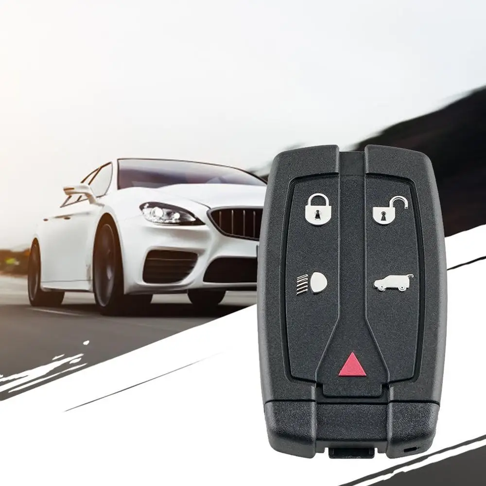 

Mini Remote Key Case For Land Rover Freelander 2 5 Button Remote Smart Key Fob Case Shell Blade