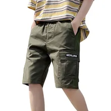 Комбинезоны Брендовые мужские шорты Новое лето Твердые Цвет шорты Повседневное на открытом воздухе карман рабочие брюки пляжные мешковатые шорты 4,24