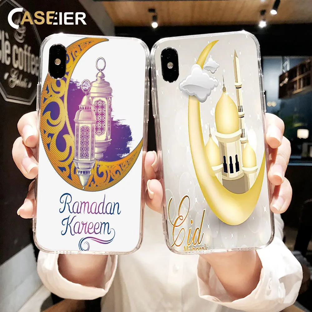

CASEIER Ramadan God Allah Case For iPhone X XS MAX XR 7 8 6 6S Plus Soft TPU Case For iPhone 5 5s SE 5C 4 Capinha Funda Capa