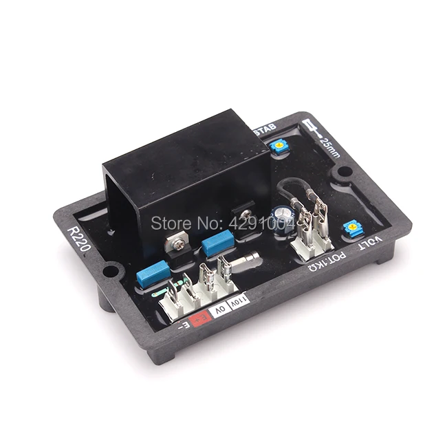 

R220 China Power Generator Stabilizer AVR Automatic Voltage Regulator Replacement for Leroy Somer Generaotr in stock