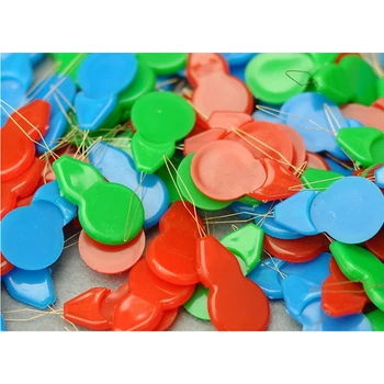 

50 Pack Mixed Color Cross Stitch Needle-threading Threader for DIY Sewing Supplies
