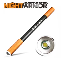 Желаемое золотой обруч stick самооборона бейсбольная бита перезаряжаемые T6 фонарик