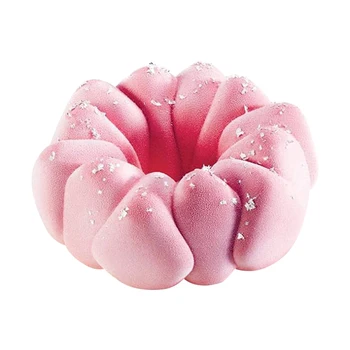 

SHENHONG 3D Wreath Garland Cake Moulds Silicone Mold For Baking Mould Bakeware Chocolate Tools Pastry Pan Cake Decoration