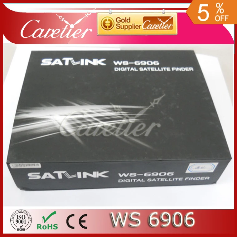 Спутниковый искатель Satlink WS-6906 3," DVB-S FTA цифровой сканер спутникового сигнала(1 шт. 6906