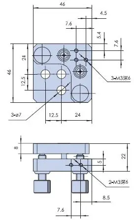 SQ220-5L наклонная платформа ручной платформы Оптический стол