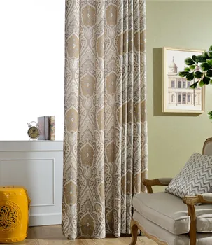 

The new polyester cotton printed curtains. Beautiful of retro prints, blackout curtains. Hook style, size 3 * 2.6